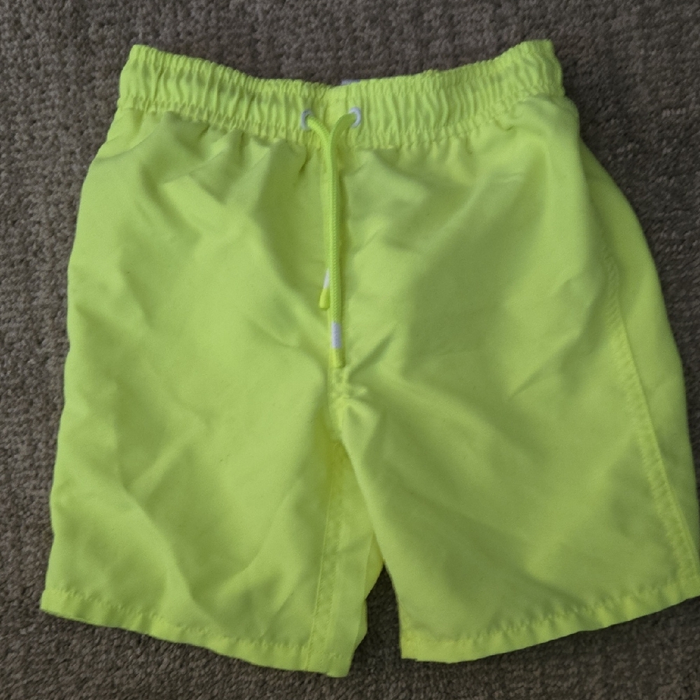 Okie Dokie Yellow Swim Trunks Quick-Dry Elastic Waist